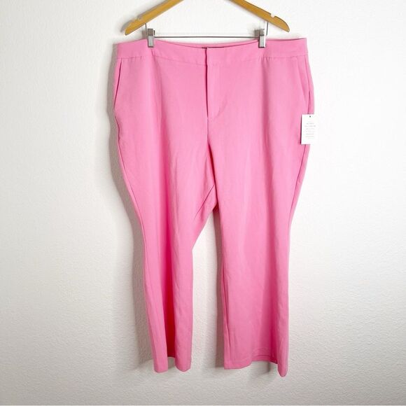 Eloquii Pink Trouser Pants Size 20 - Picture 2 of 4